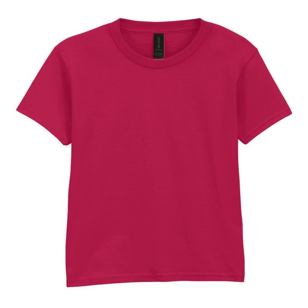 Gildan Childrens/Kids Softstyle Plain T-Shirt / Cardinal Red